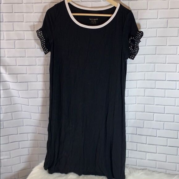 Kate Spade New York Black Jersey Mini Dres… - Picture 1 of 6